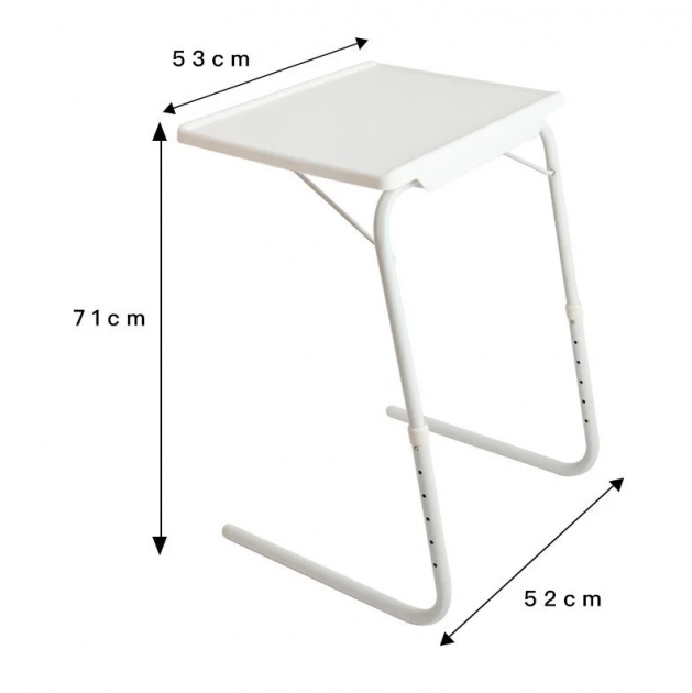 Table Mate универсальный раскладной столик белый - изображение 4