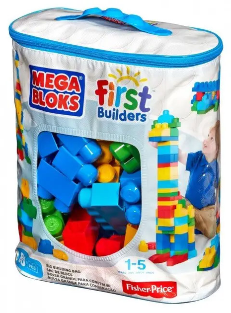Конструктор Mega Bloks First Builders класичний 80 дет. (DCH 63) - зображення 1