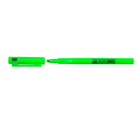 Маркер текстовий Buromax Slim на водній основі 1-4 мм тонкий Зелений (BM.8907-04) - Фото 1 Маркер текстовий Buromax Slim на водній основі 1-4 мм тонкий Зелений (BM.8907-04) - зображення 1