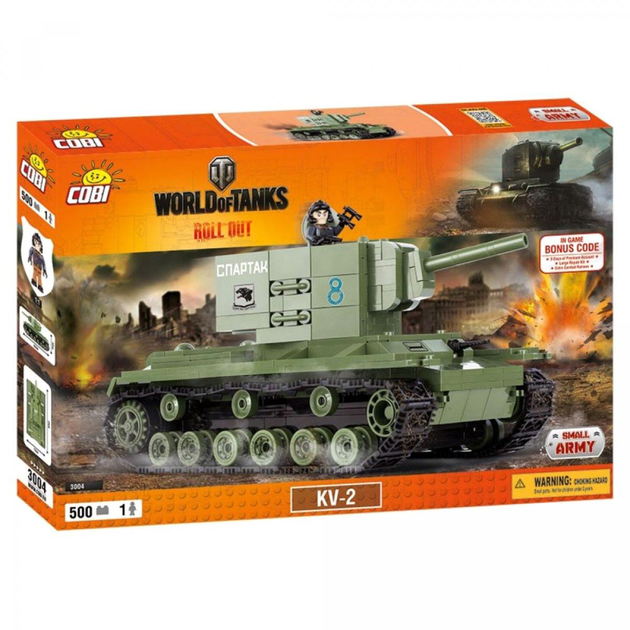 Klocki konstrukcyjne Cobi World Of Tanks KW-2 (COBI-3004) (5902251030049) - obraz 1