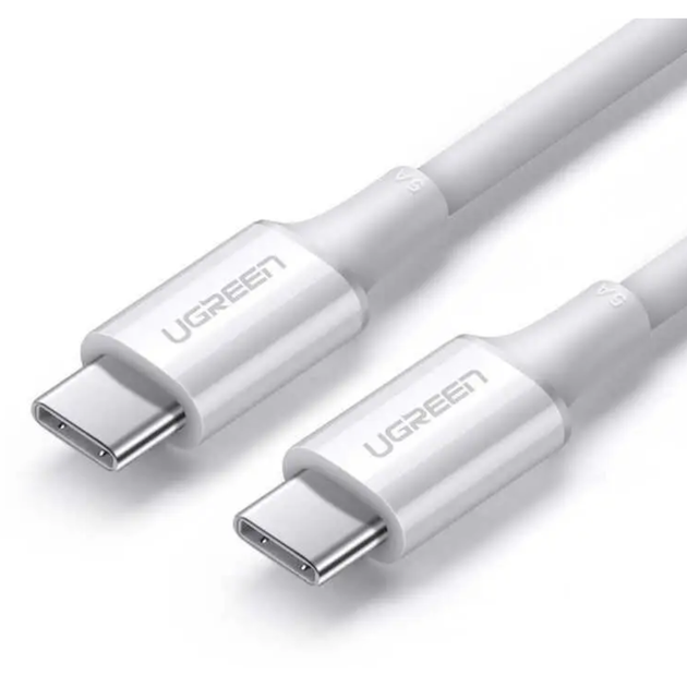 Кабель Ugreen US300/60551 USB Type-C - USB Type-C 1м Белый - Фото 1 Кабель Ugreen US300/60551 USB Type-C - USB Type-C 1м Белый - изображение 1