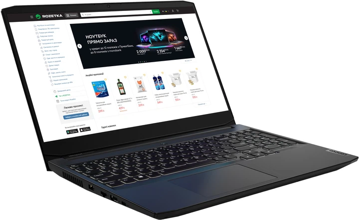 Ноутбук Lenovo IdeaPad Gaming 3 15IHU6 (82K10190RA) Shadow Black