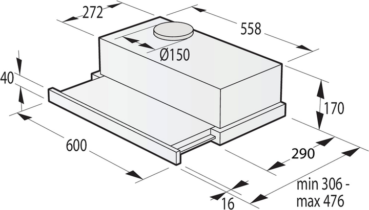 Витяжка Gorenje TH62E4X - зображення 7