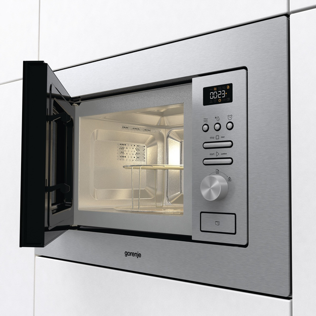 Kuchenka mikrofalowa do zabudowy Gorenje BM201AG1X - obraz 7