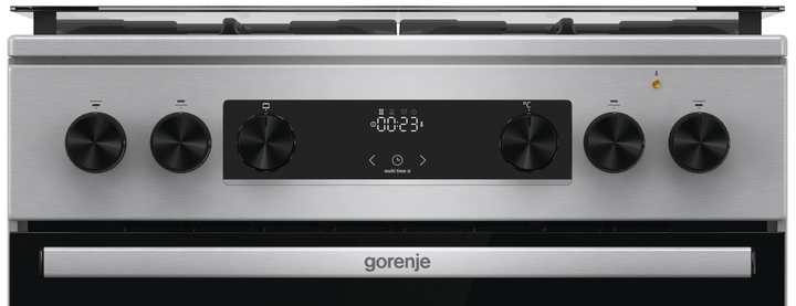 Kuchenka gazowa z piekarnikiem elektrycznym Gorenje GKS 6C70 XF - obraz 9