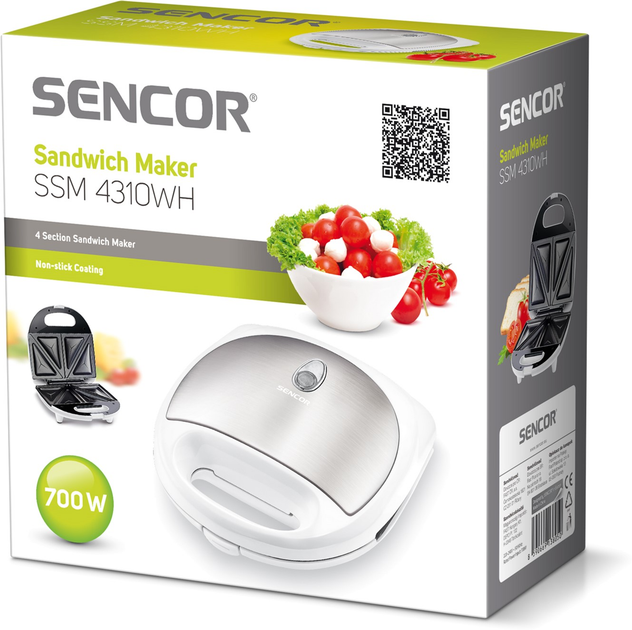 Бутербродниця SENCOR SSM 4310WH - зображення 4
