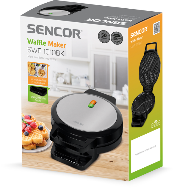 Вафельниця SENCOR SWF 1010BK - зображення 14