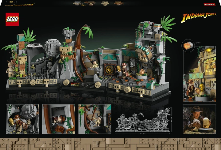 Конструктор LEGO Indiana Jones Храм Золотого Ідола 1545 деталей (77015) - зображення 7