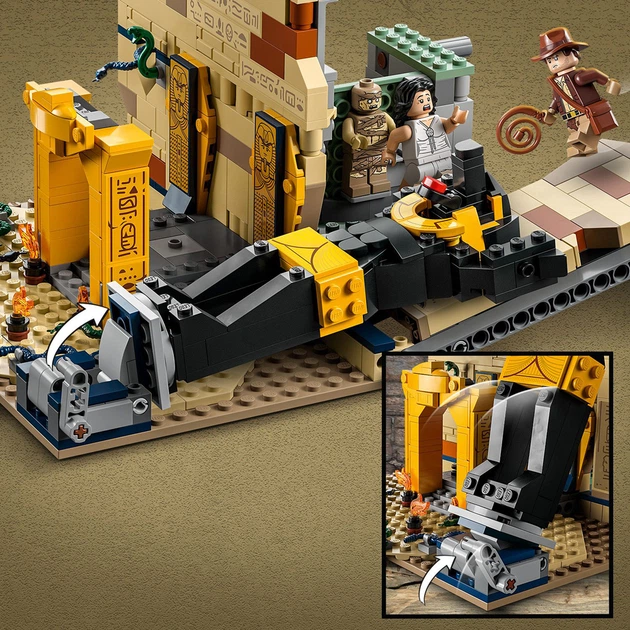 Zestaw klocków LEGO Indiana Jones Ucieczka z zaginionego grobowca 600 elementów (77013) - obraz 7