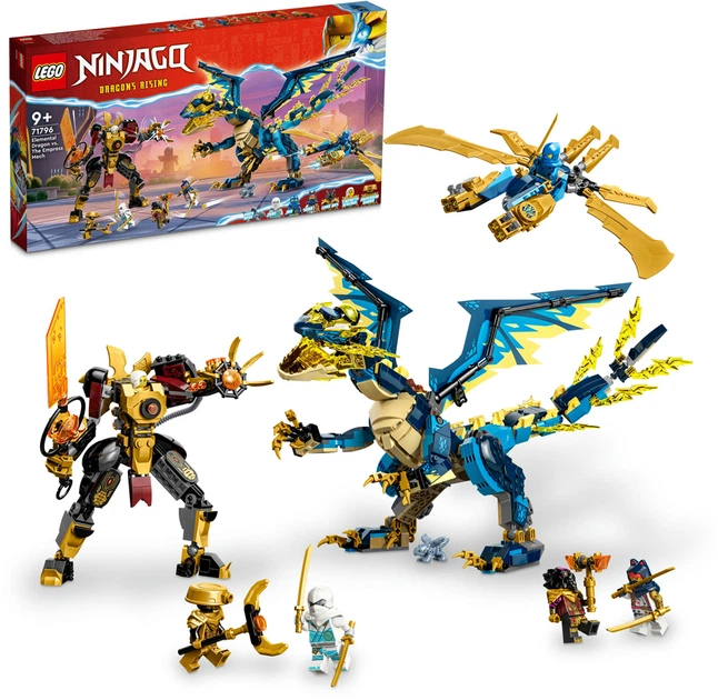 Конструктор LEGO Ninjago Дракон стихій проти робота Володарки 1038 деталей (71796) - зображення 9