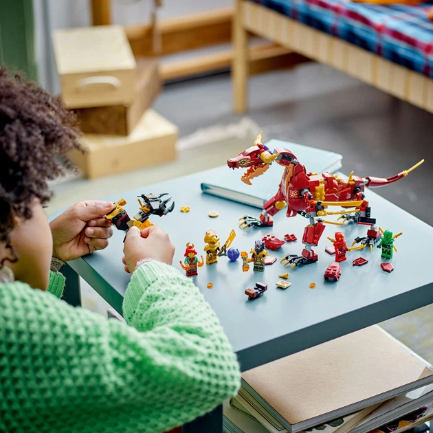 Конструктор LEGO Ninjago Вулканічний Дракон, що трансформує Хітвейва 479 деталей (71793) - зображення 4