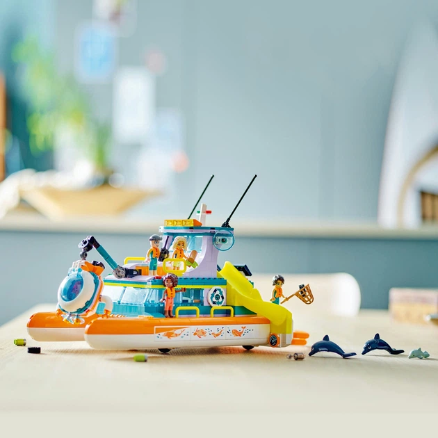 Zestaw klocków LEGO Friends Morska łódź ratunkowa 717 elementów (41734) - obraz 5
