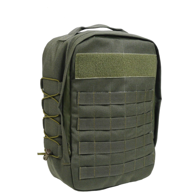 Універсальний тактичний рюкзак 10 літрів, військовий штурмовий рюкзак із щільної тактичної тканини Kiborg Хакі - зображення 1