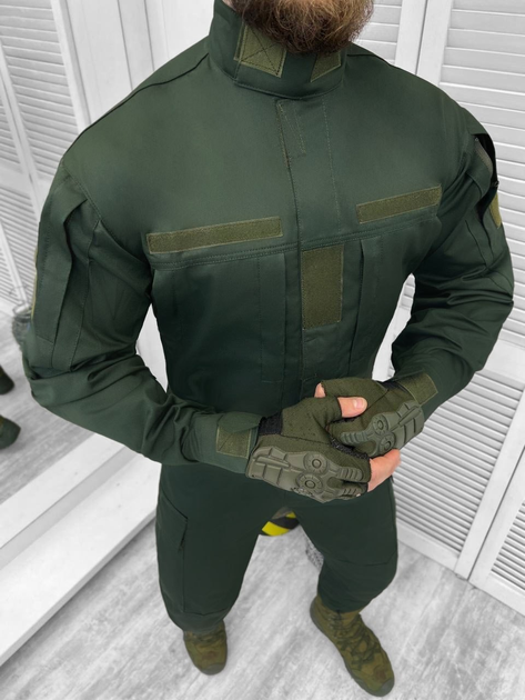 Тактический военный костюм Unit ( Китель + Штаны ), Камуфляж: Олива, Размер: XXL - изображение 2