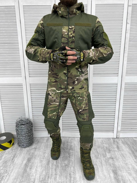 Тактичний військовий костюм гірка Naton ( Куртка + Штани ), Камуфляж: Мультикам, Розмір: L - зображення 1