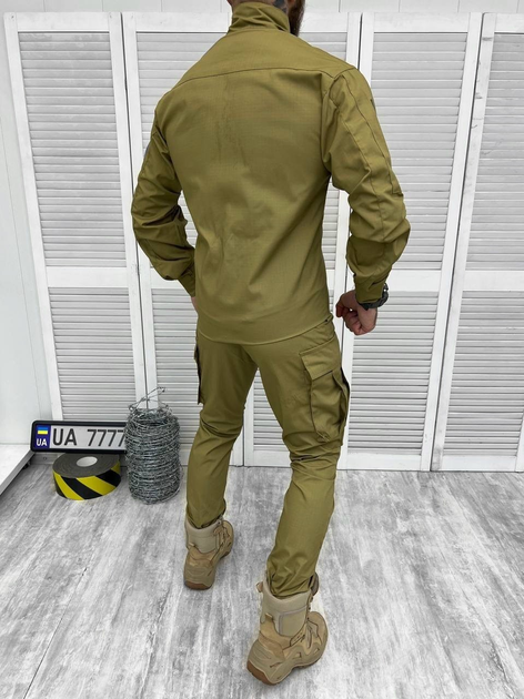 Тактический военный костюм Unit ( Китель + Штаны ), Камуфляж: Койот, Размер: L - изображение 2