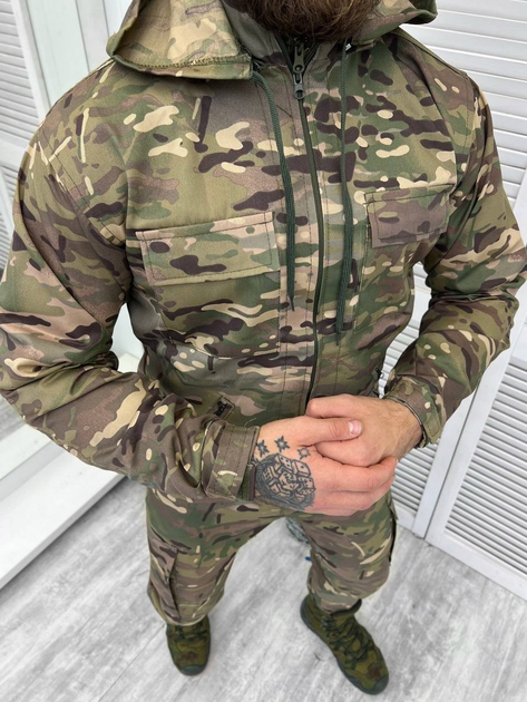 Тактичний військовий костюм Tactical ( Китель + Убакс + Штани ), Камуфляж: Мультикам, Розмір: M - зображення 2