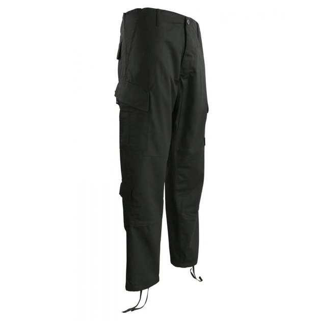 Штаны тактические Kombat UK ACU Trousers рип стоп черные L - изображение 1