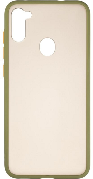 Акция на Панель Gelius Bumper Mat Case для Samsung Galaxy A11 (A115) Green от Rozetka