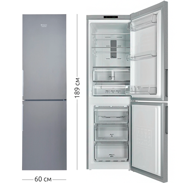 Холодильник Hotpoint Ariston XH8 T2I X - зображення 3