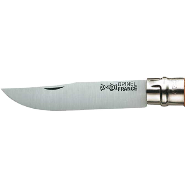 Нож складной Opinel №12 Carbone (длина: 280мм, лезвие: 120мм), бук - изображение 2