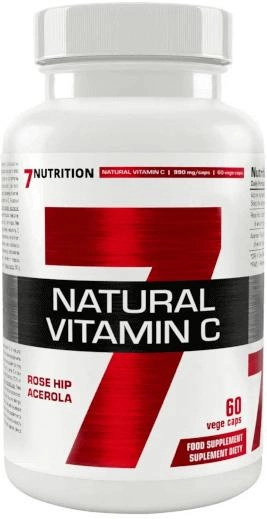 Вітамін С 7Nutrition Natural Vitamin C 60 капсул (5904067876606) - зображення 1