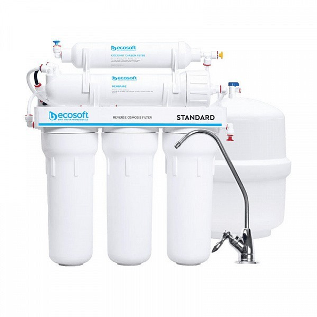 Фильтр обратного осмоса Ecosoft Standard 5-50 + комплект картриджей MO550ECOSTD - изображение 1