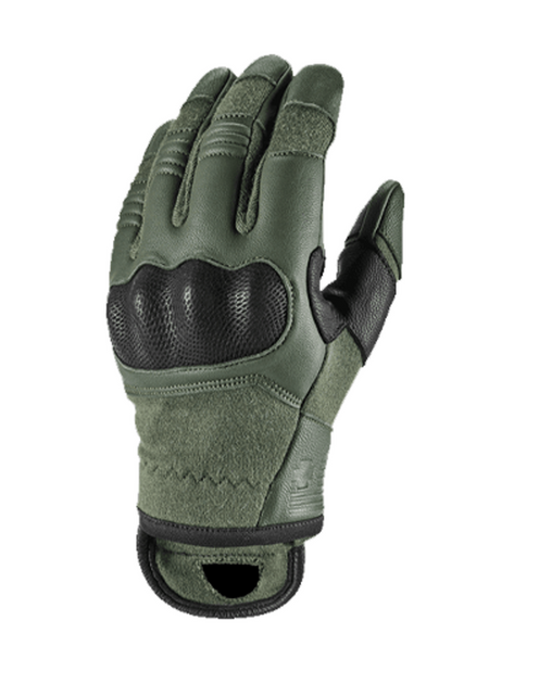 Тактичні номексові сенсорні рукавички Spy Optics Harrier Tactical FR Gloves 92000 Medium, Олива (Olive) - зображення 1