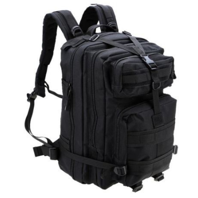 Тактичний штурмової військовий рюкзак на 43-45 Traum літрів чорний - зображення 1