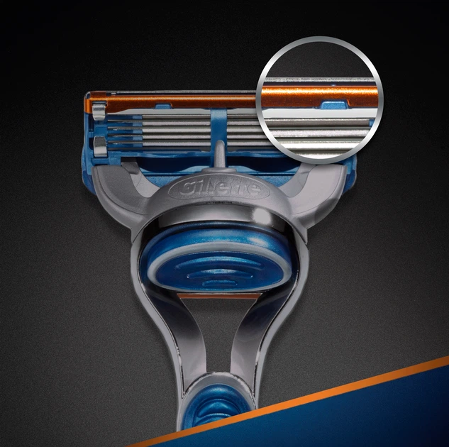Zestaw wymiennych wkładów do golenia Gillette Fusion5 2 szt (7702018877478) - obraz 3