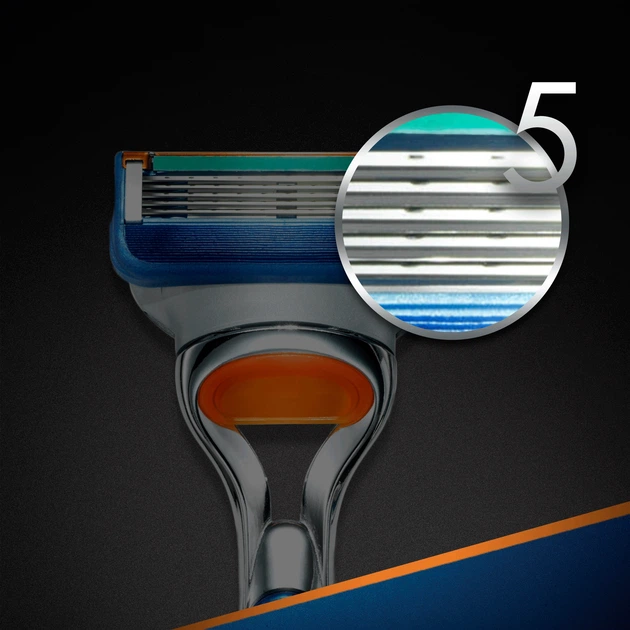 Zestaw wymiennych wkładów do golenia Gillette Fusion5 2 szt (7702018877478) - obraz 4