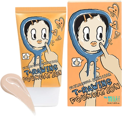 Тональная основа Elizavecca SkinLiar T-Rawing Foundation No11 – Natural Beige 50 мл (8809624503773) - Фото 1 Тональная основа Elizavecca SkinLiar T-Rawing Foundation No11 – Natural Beige 50 мл (8809624503773) - изображение 1