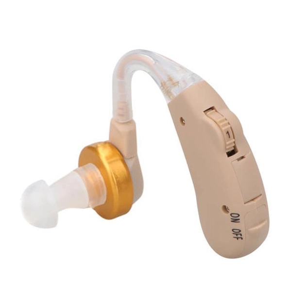 Слуховий апарат, Axon E-103, завушний, аналоговий, для поліпшення слуху (1002665-Beige-0) - зображення 1