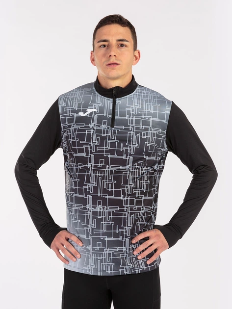 Спортивная кофта мужская Joma Elite Viii 101930.100 M Черная (8424309529451) - изображение 5