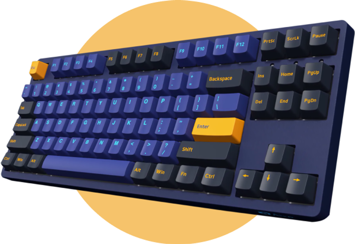Клавіатура дротова Akko 3087 V2 DS Horizon CS Pink V2 USB