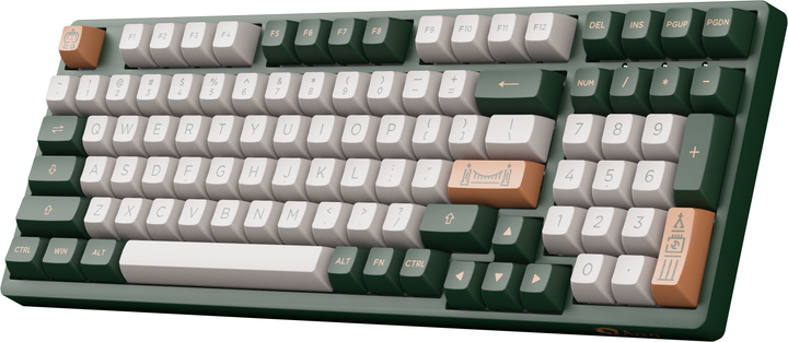 Клавіатура дротова Akko 3098S London CS Jelly Purple RGB USB/Bluetooth Green-White (6925758616843) - зображення 5