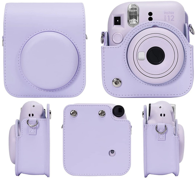 Чехол FujiFilm INSTAX mini 12 фиолетовый для фотоаппарата Lilac Purple ...