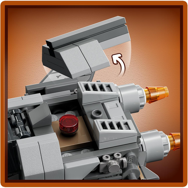 Zestaw klocków LEGO Star Wars Piracki myśliwiec 285 elementów (75346) - obraz 4
