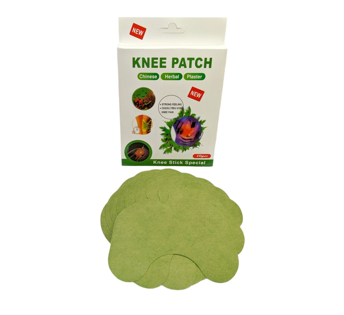 Пластырь лечебный с экстрактом полыни Knee Patch для снятия боли в суставах колен - изображение 1