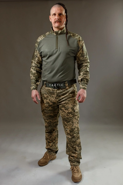 Військова форма Tactic літня, тактичний костюм (убакс + штани) піксель 56 - изображение 1