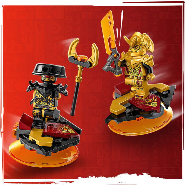 Конструктор LEGO Ninjago Суперсила дракона Зейна автомобіль для перегонів спін-джитсу 307 деталей (71791) - зображення 7