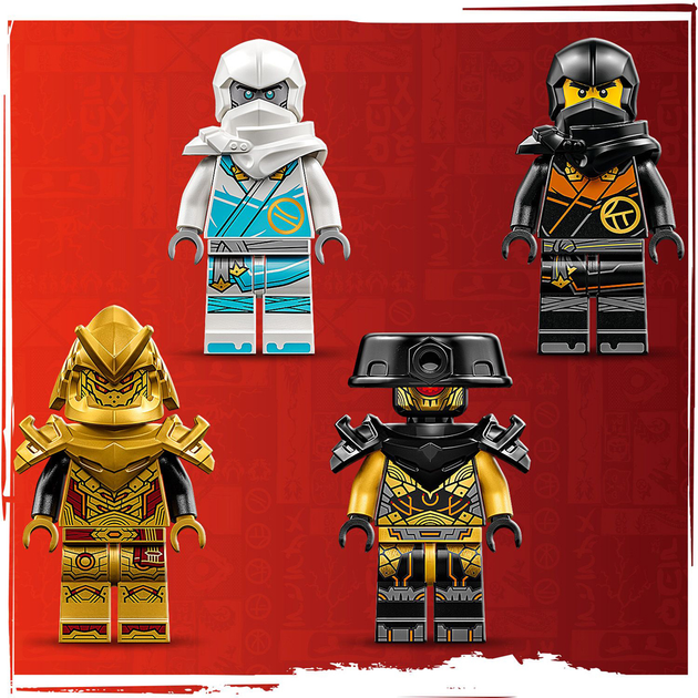 Конструктор LEGO Ninjago Суперсила дракона Зейна автомобіль для перегонів спін-джитсу 307 деталей (71791) - зображення 8