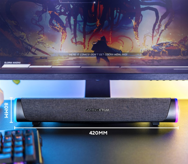 Zestaw głośników Trust GXT620 Axon RGB LED Soundbar Czarny (TR24482) - obraz 11
