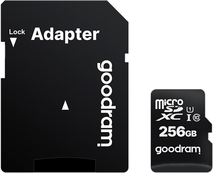 Goodram microSD 256GB Class 10 UHS-I (M1AA-2560R12) - зображення 1
