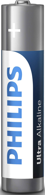 Батарейка Philips Ultra Alkaline AAA BLI 2 (LR03E2B/10) - зображення 2