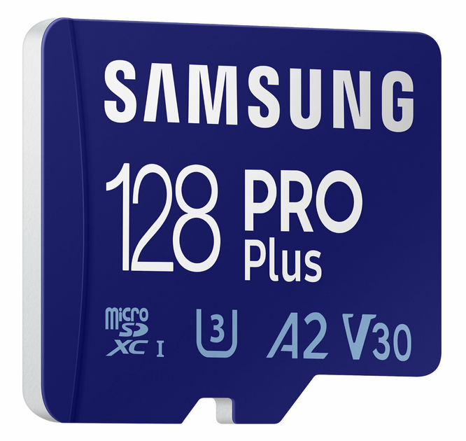 Samsung PRO Plus microSDXC 128GB UHS-I U3 V30 A2 + adapter SD (MB-MD128SA/EU) - obraz 3