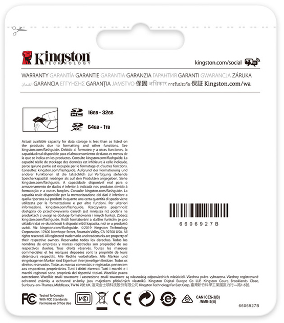 Kingston SDXC 512 GB Canvas Select Plus Class 10 UHS-I U3 V30 (SDS2/512 GB) - obraz 4
