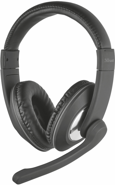 Słuchawki Trust Reno Headset Black (TR21662) - obraz 1