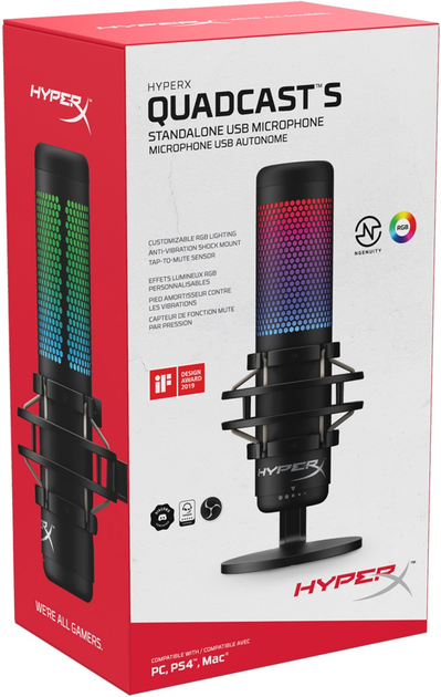 Mikrofon HyperX QuadCast S (HMIQ1S-XX-RG/G / 4P5P7AA) - obraz 16