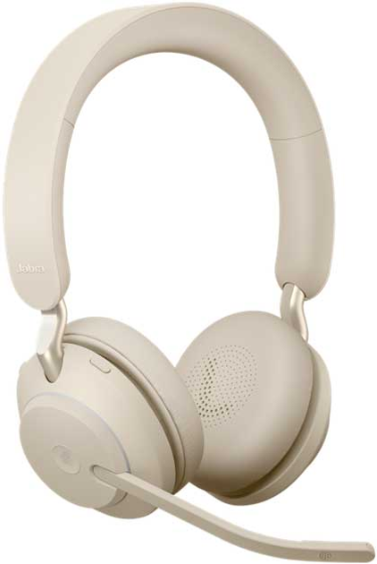 Навушники Jabra Evolve2 65, Link380c MS Stereo Beige (26599-999-898) - зображення 2